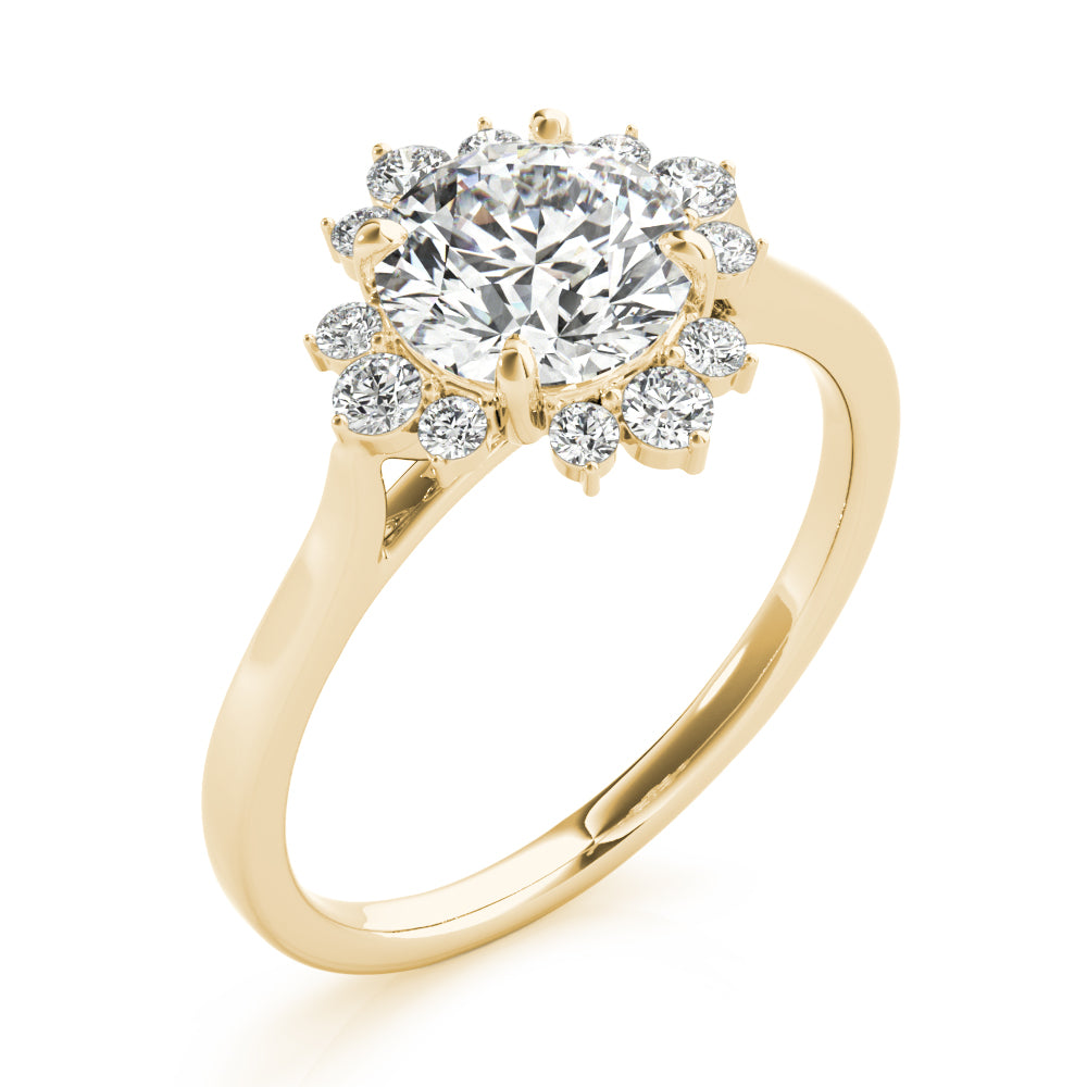 Round For Center Diamond Engagement Ring · 2.34 ct tw