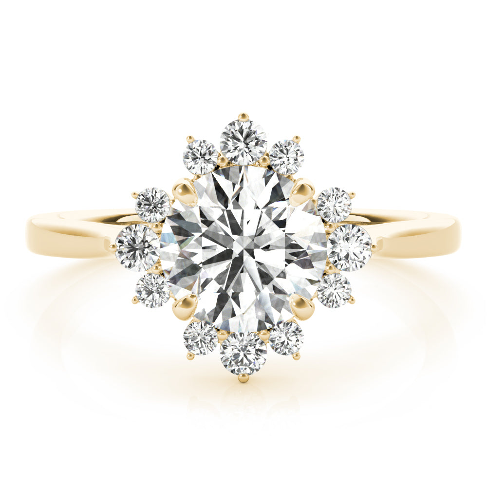 Round For Center Diamond Engagement Ring · 1.78 ct tw