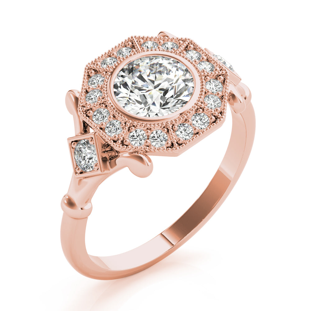 Round Diamond Engagement Ring · 1.03 ct tw