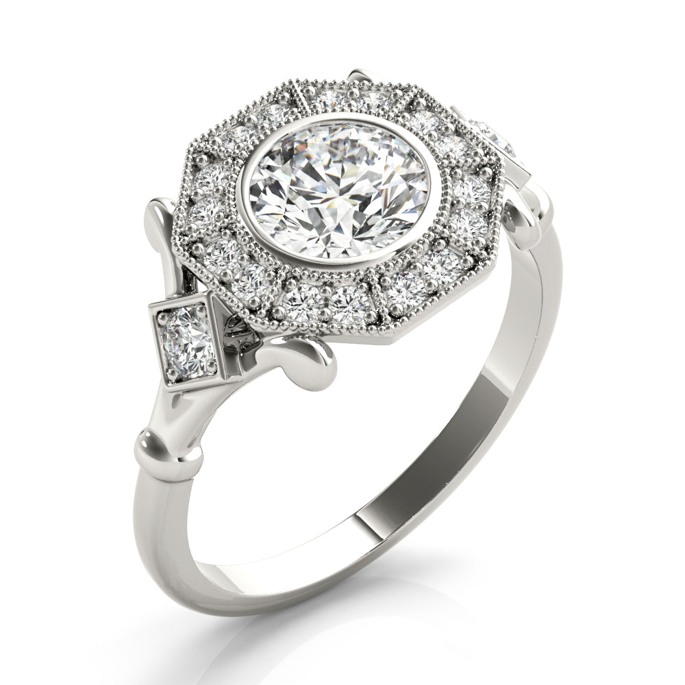 Round Diamond Engagement Ring · 1.32 ct tw