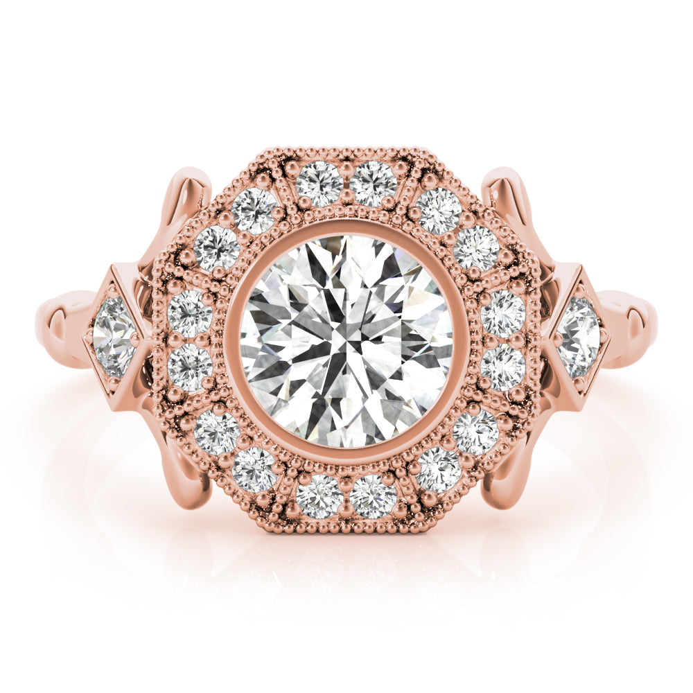 Round Diamond Engagement Ring · 0.78 ct tw