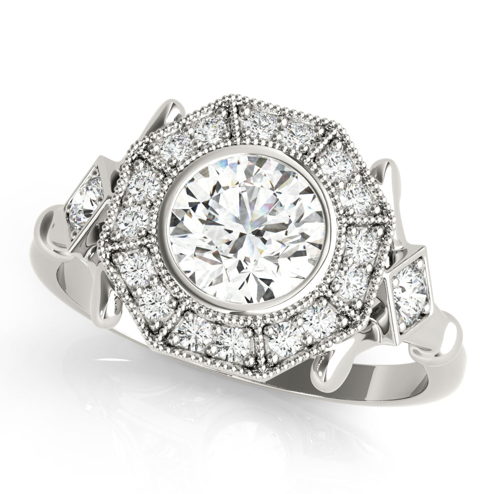 Round Diamond Engagement Ring · 1.03 ct tw
