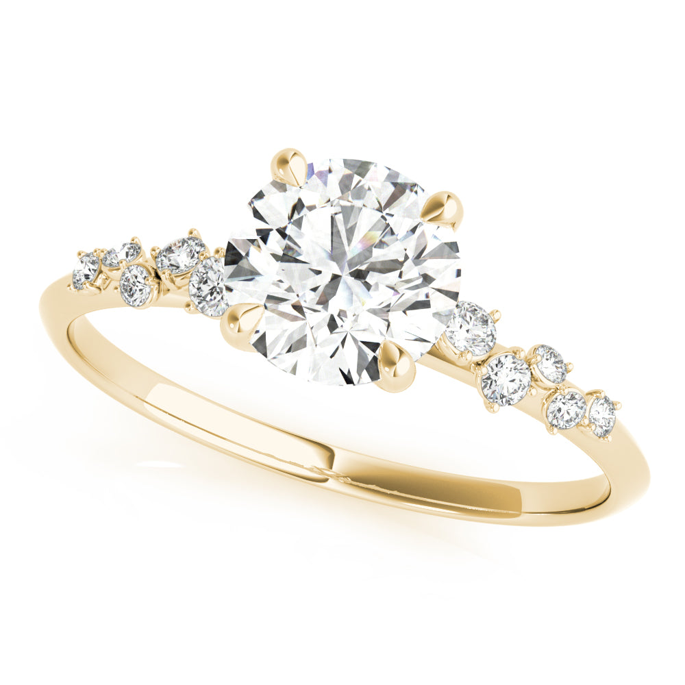 Round Center Diamond Engagement Ring · 1.11 ct tw