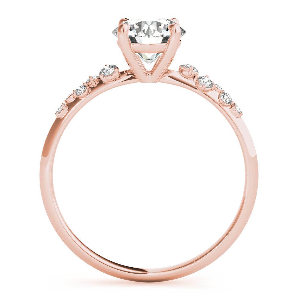 Round Center Diamond Engagement Ring · 1.11 ct tw