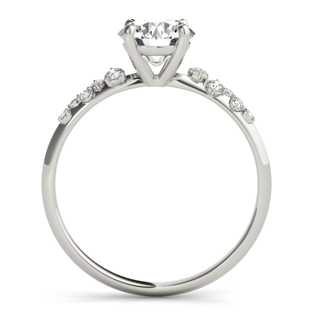 Round Center Diamond Engagement Ring · 1.11 ct tw