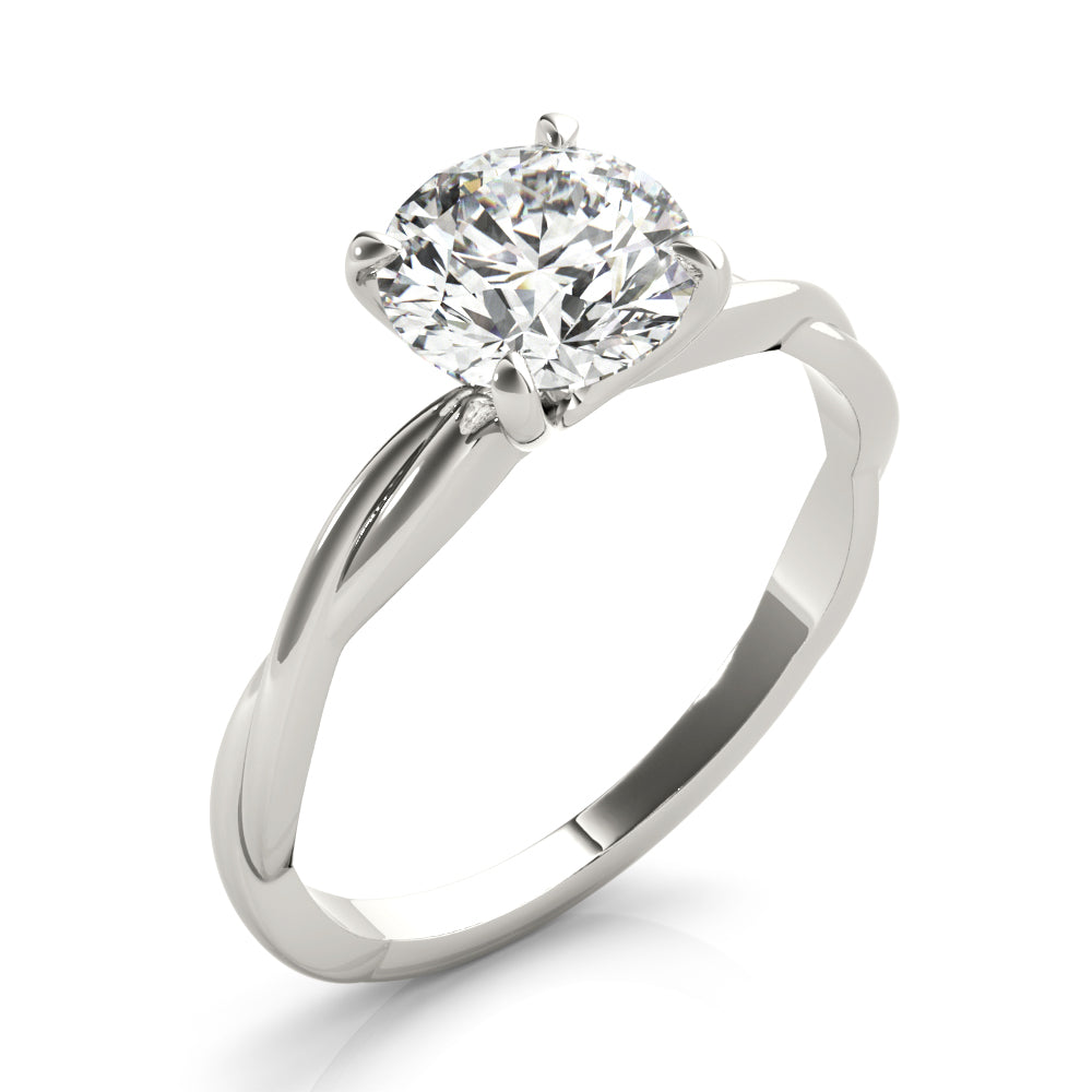 Round Diamond Solitaire Engagement Ring · 0.50 ct tw