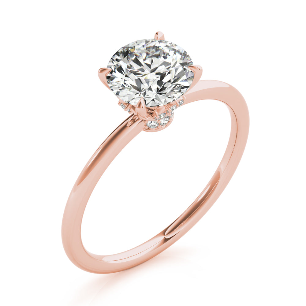 Round Diamond Engagement Ring · 0.57 ct tw