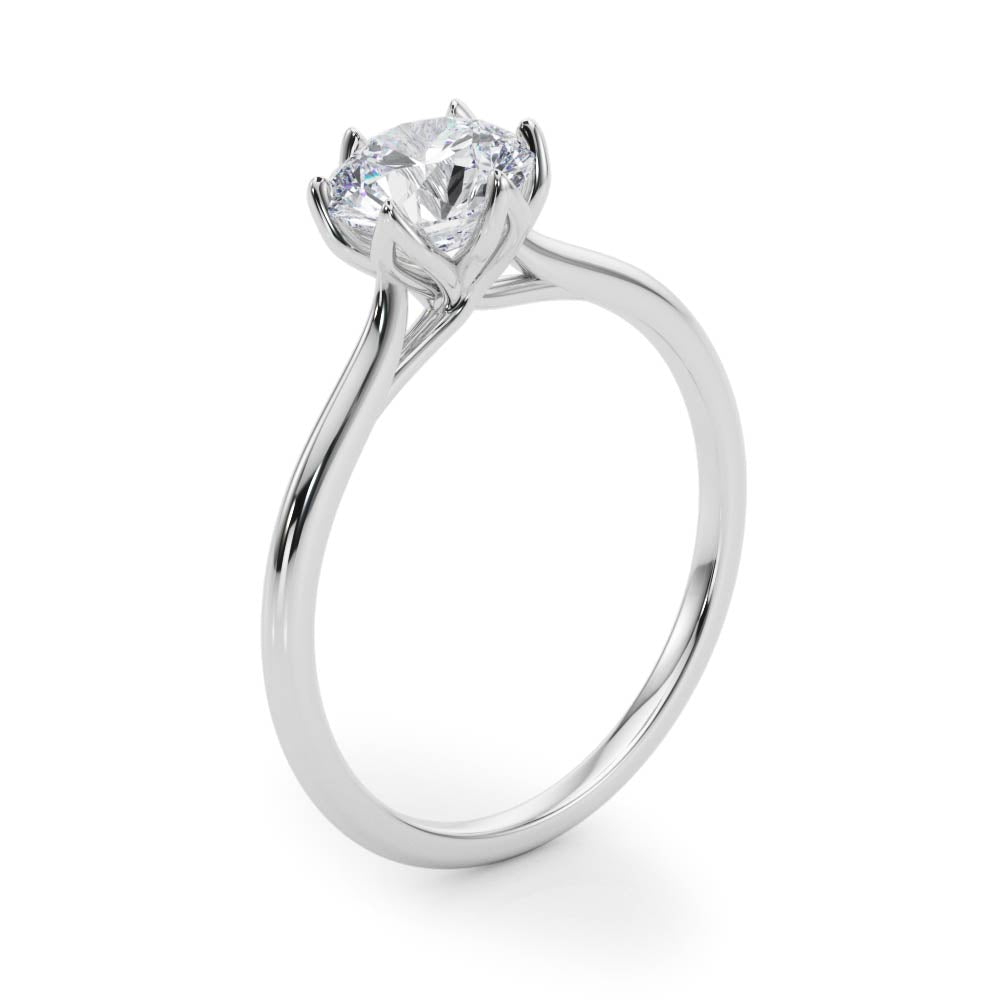 Round Diamond Solitaire Engagement Ring · 0.75 ct tw