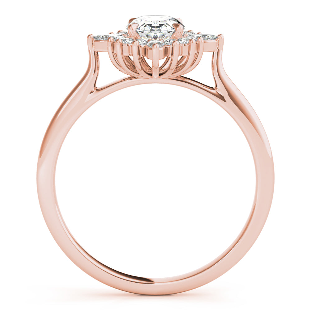 Oval Diamond Engagement Ring · 0.59 ct tw