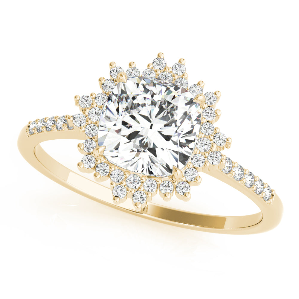 Cushion Center Diamond Engagement Ring · 1.20 ct tw