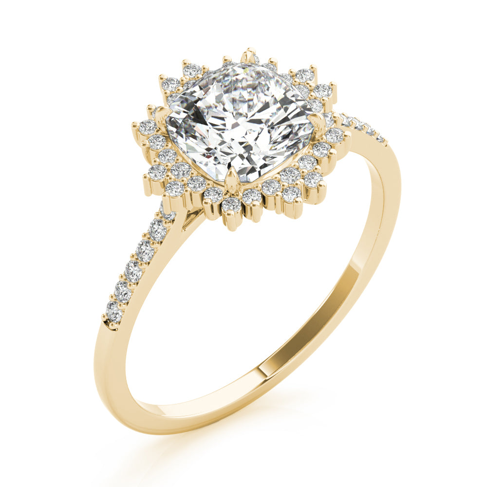 Cushion Center Diamond Engagement Ring · 1.20 ct tw