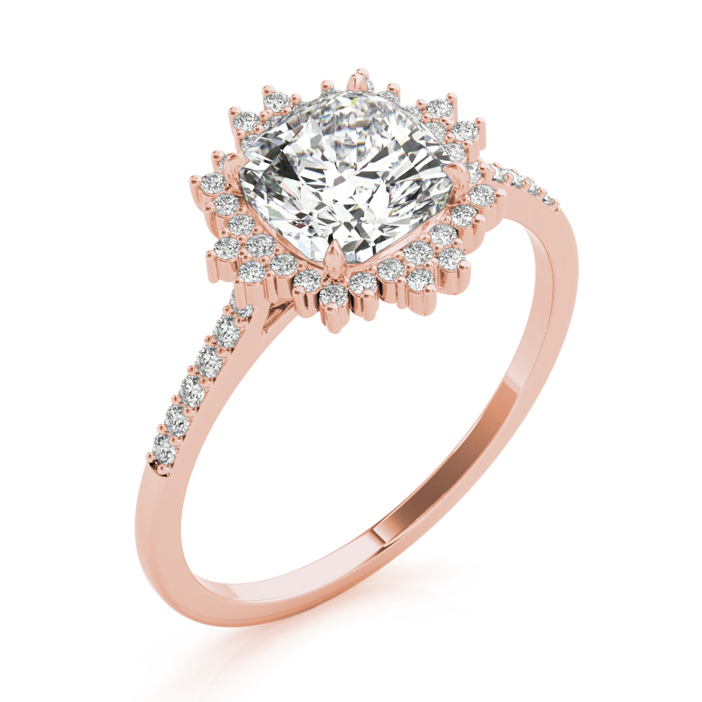 Cushion Center Diamond Engagement Ring · 1.20 ct tw