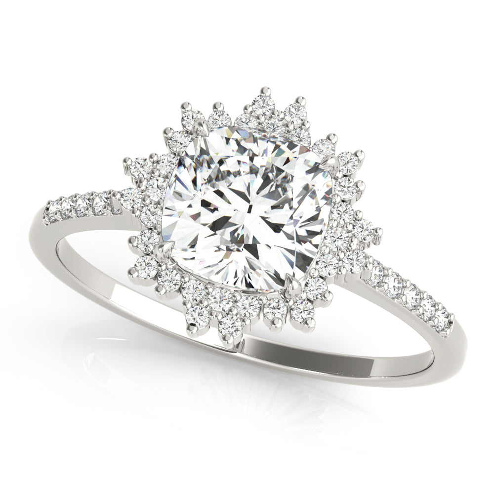 Cushion Center Diamond Engagement Ring · 1.20 ct tw