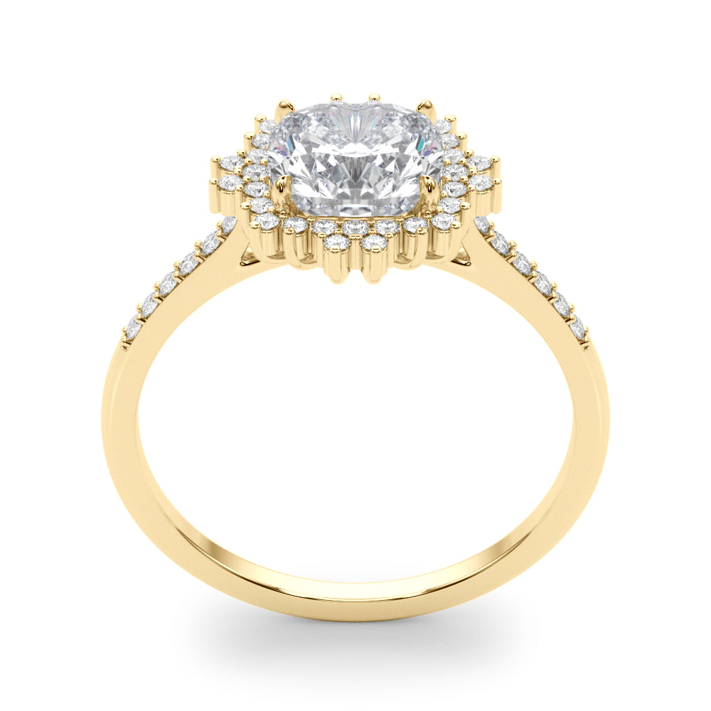 Cushion Center Diamond Engagement Ring · 1.20 ct tw