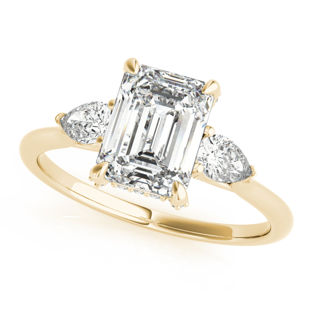 Emerald Cut Center Diamond Engagement Ring · 1.49 ct tw