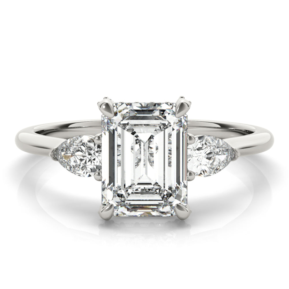 Emerald Cut Center Diamond Engagement Ring · 2.51 ct tw
