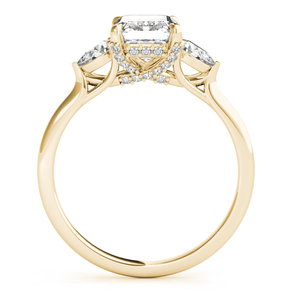 Emerald Cut Center Diamond Engagement Ring · 1.49 ct tw