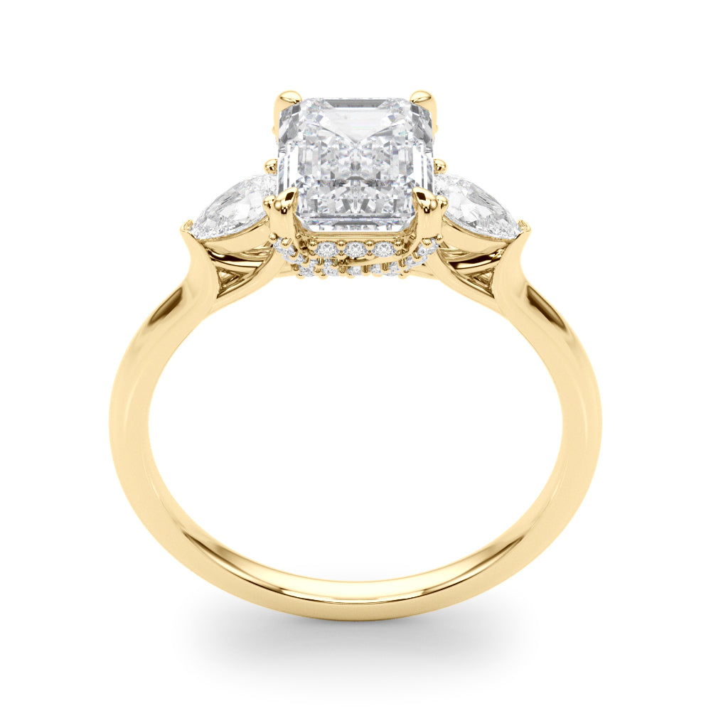 Emerald Cut Center Diamond Engagement Ring · 1.49 ct tw
