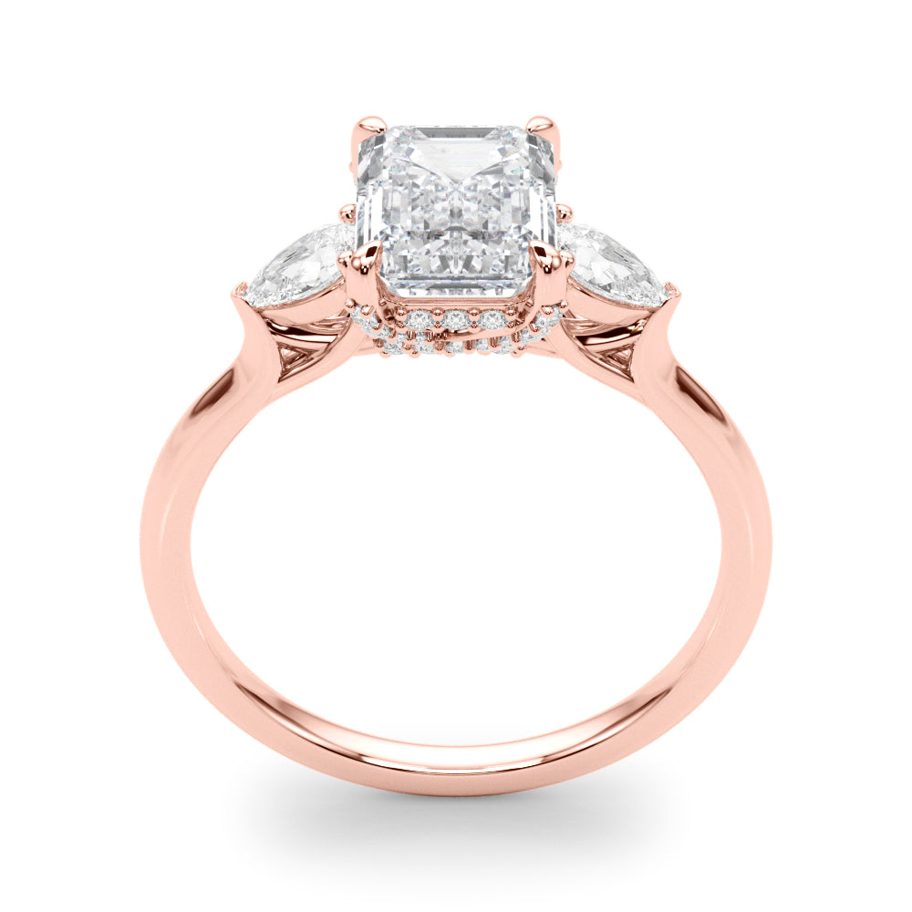 Emerald Cut Center Diamond Engagement Ring · 1.49 ct tw