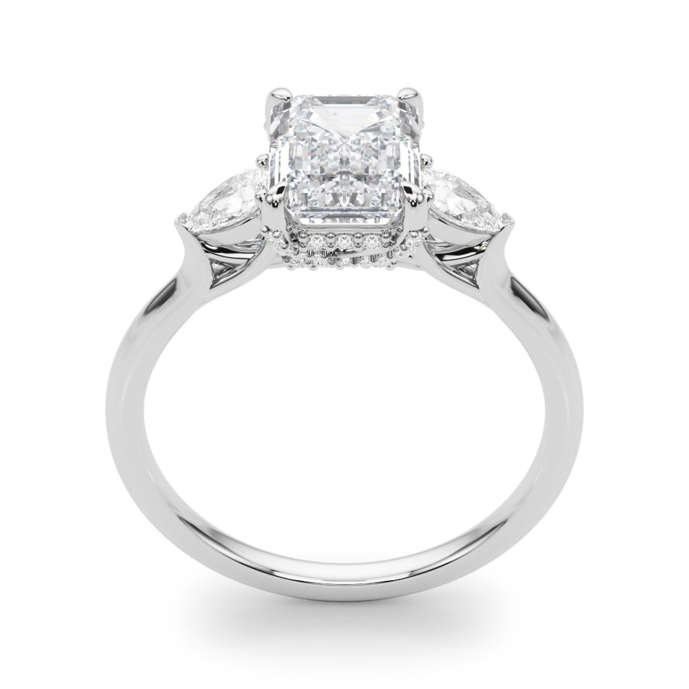 Emerald Cut Center Diamond Engagement Ring · 1.49 ct tw
