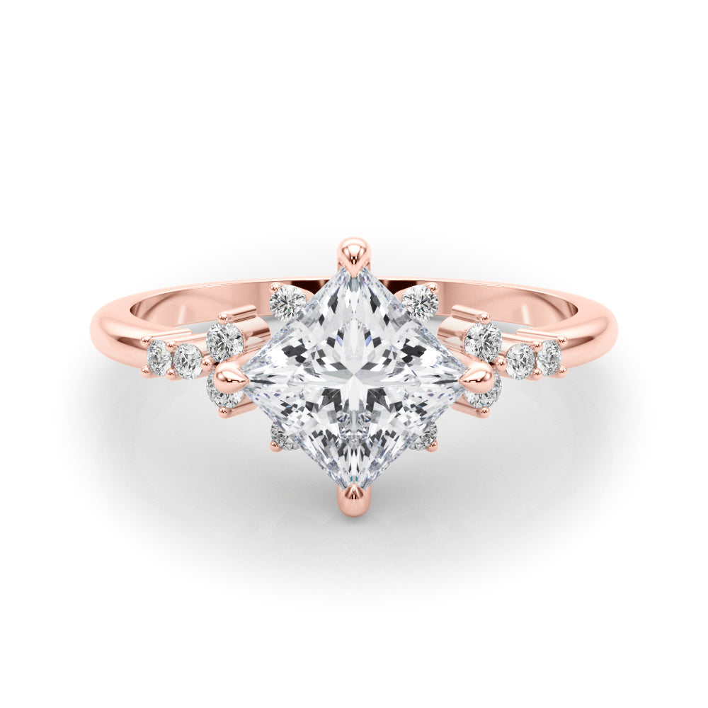 Square Diamond Engagement Ring · 1.49 ct tw