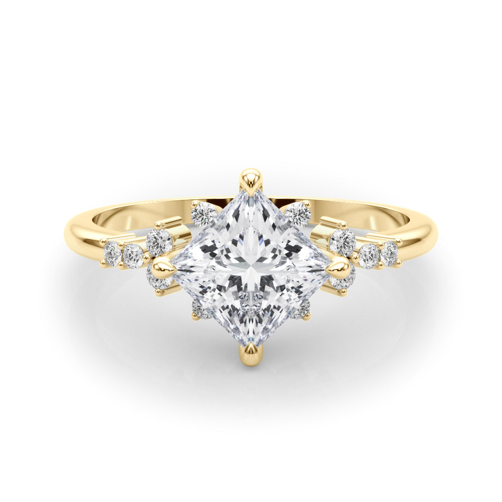 Square Diamond Engagement Ring · 1.64 ct tw