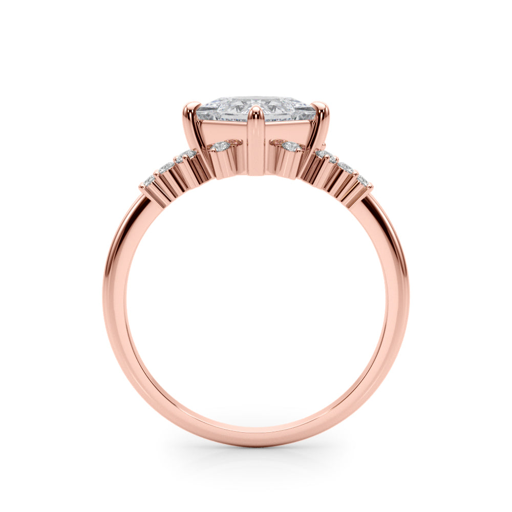 Square Diamond Engagement Ring · 1.49 ct tw