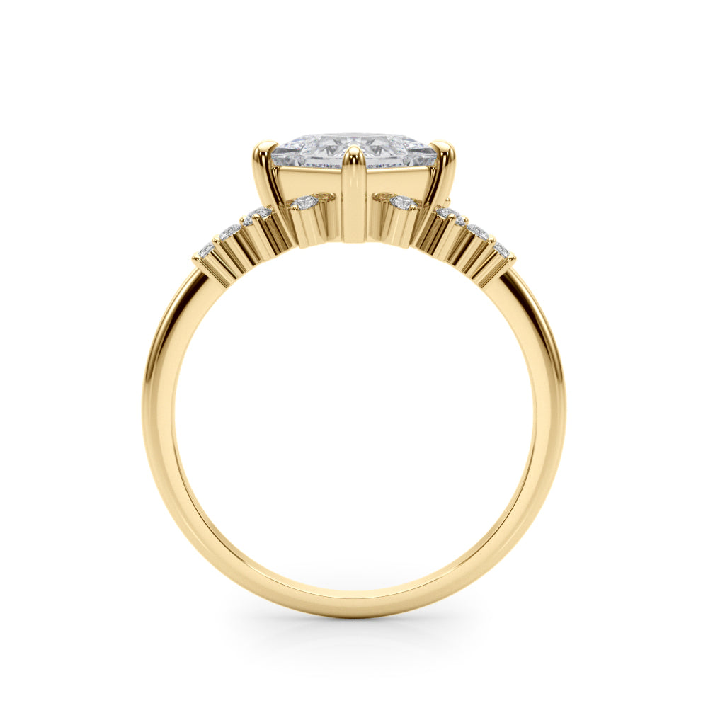 Square Diamond Engagement Ring · 1.49 ct tw