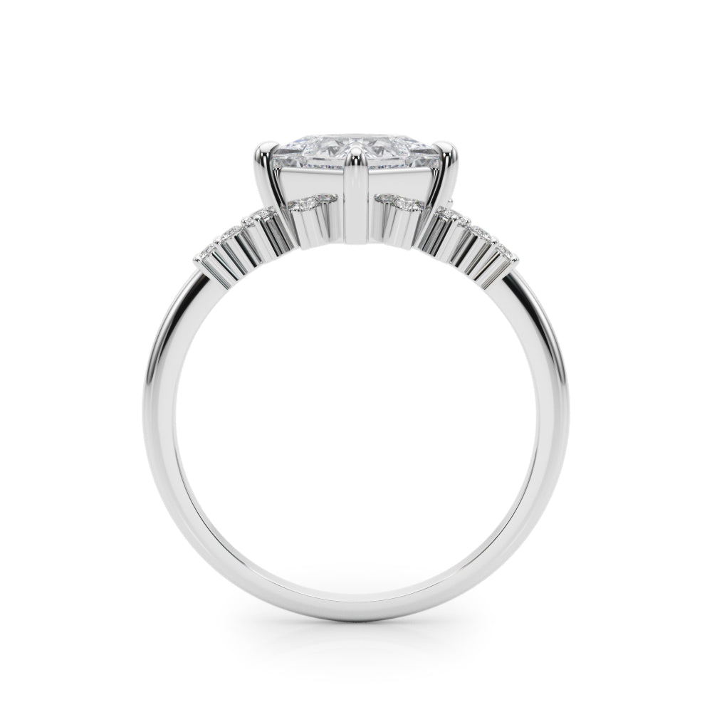 Square Diamond Engagement Ring · 1.49 ct tw