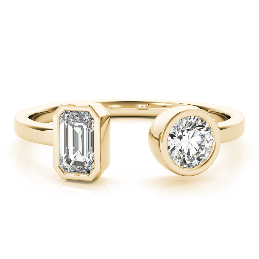 Round Emerald Diamond Fashion Ring · 0.60 ct tw
