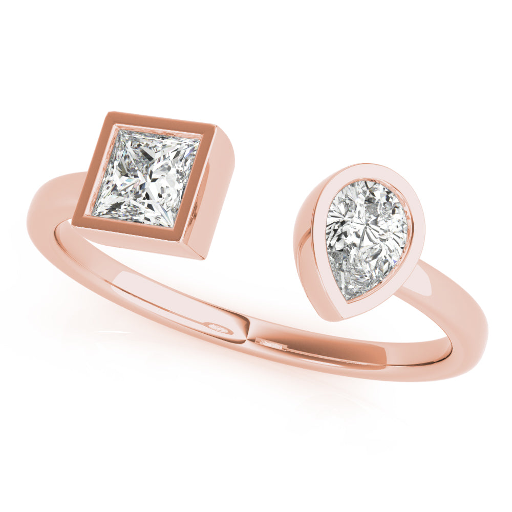 Pear Princess Diamond Fashion Ring · 0.55 ct tw
