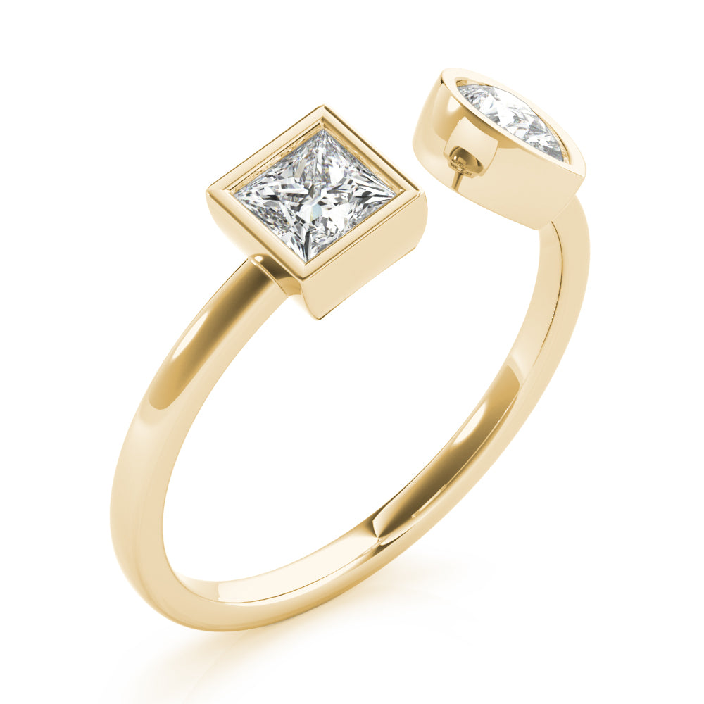 Pear Princess Diamond Fashion Ring · 0.55 ct tw