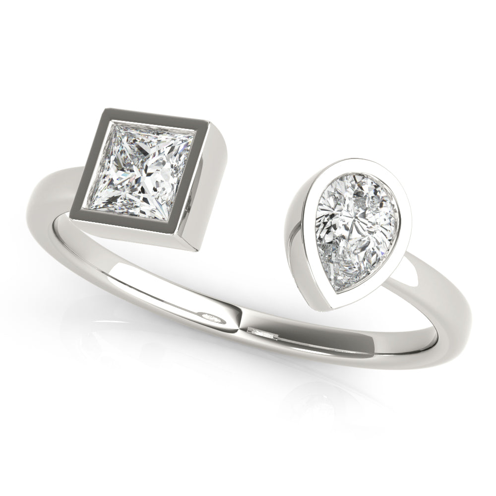 Pear Princess Diamond Fashion Ring · 0.55 ct tw