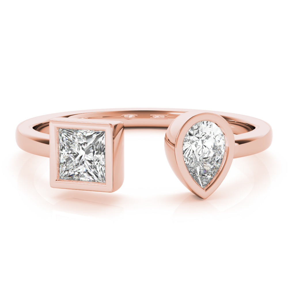 Pear Princess Diamond Fashion Ring · 0.55 ct tw