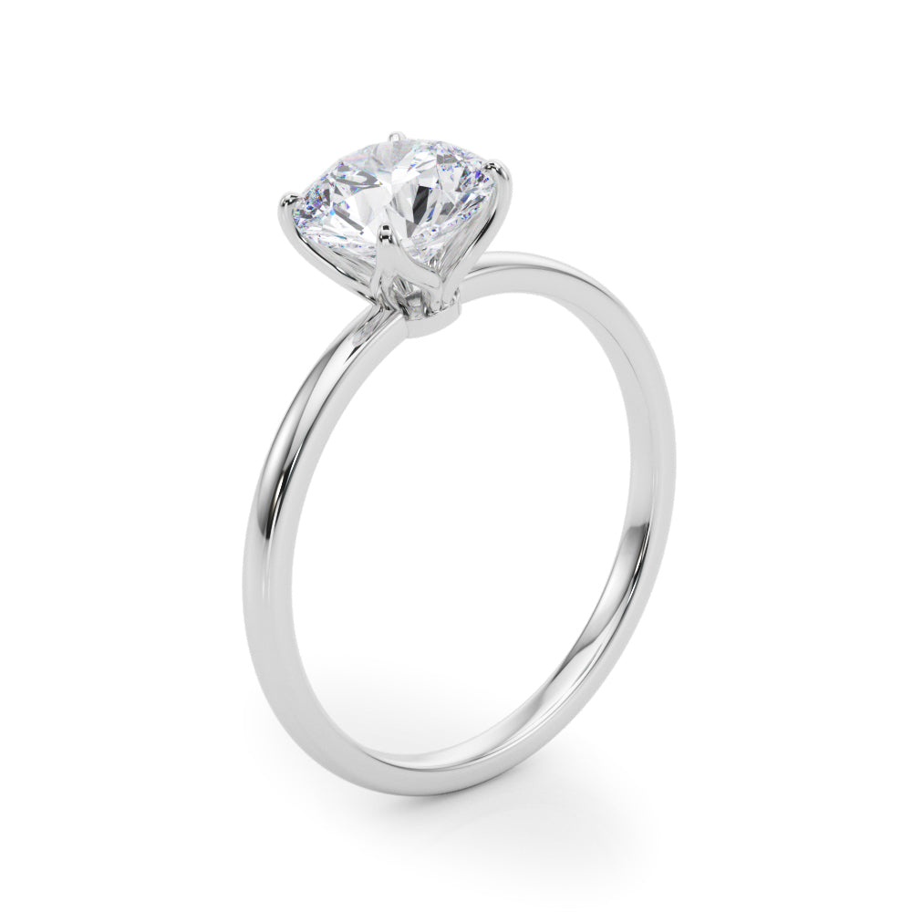 Round Rounds Diamond Solitaire Engagement Ring · 0.50 ct tw