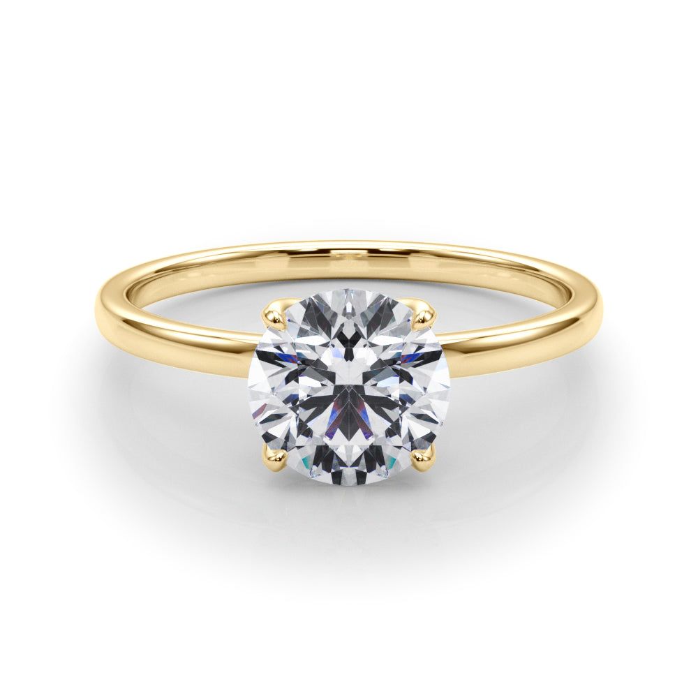 Round Rounds Diamond Solitaire Engagement Ring · 0.75 ct tw
