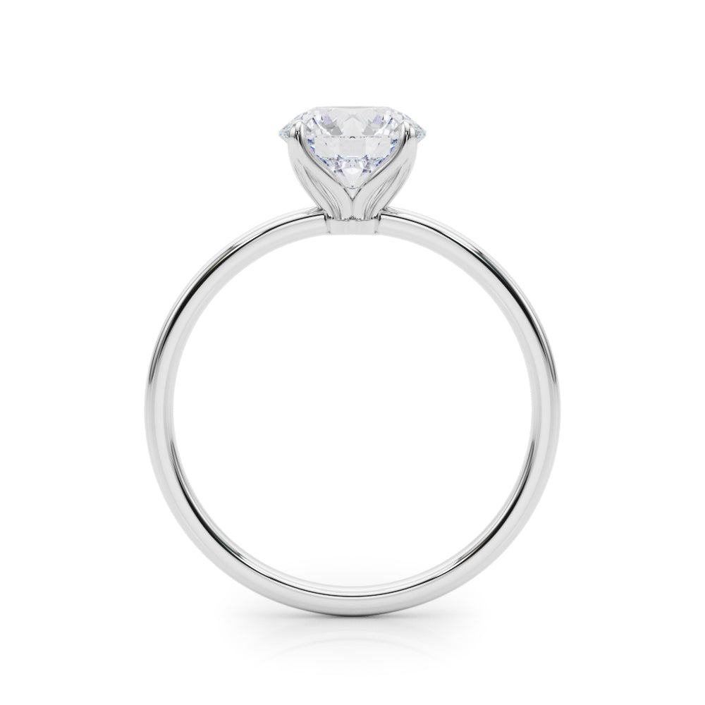 Round Rounds Diamond Solitaire Engagement Ring · 0.75 ct tw