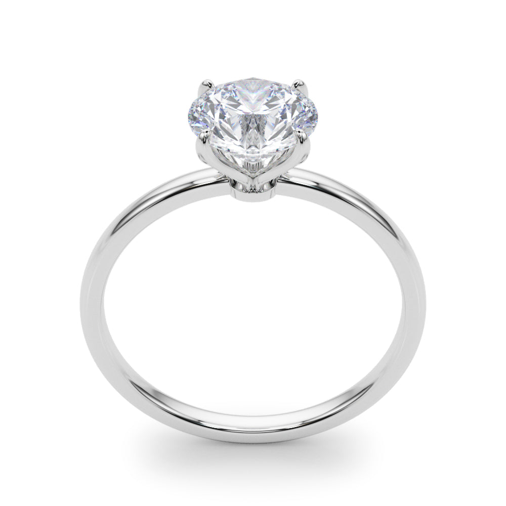 Round Rounds Diamond Solitaire Engagement Ring · 1.00 ct tw