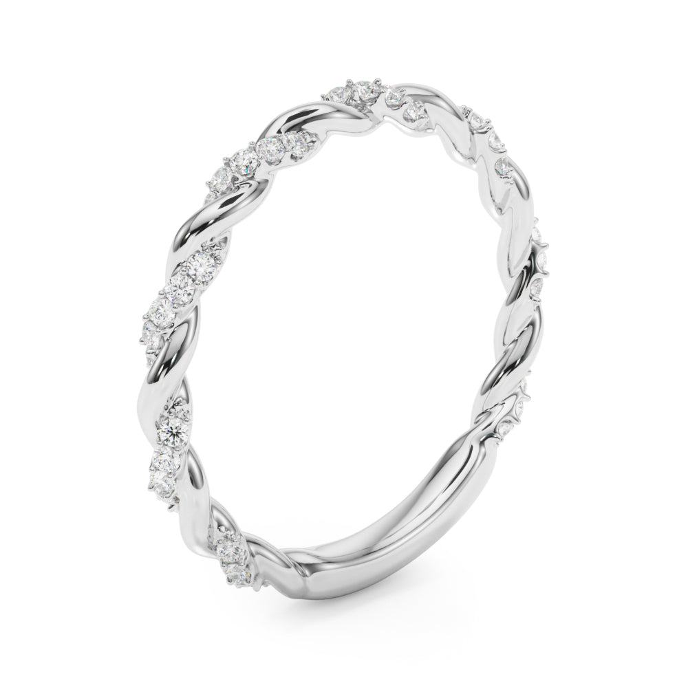 Twisted Diamond Fashion Ring · 0.20 ct tw