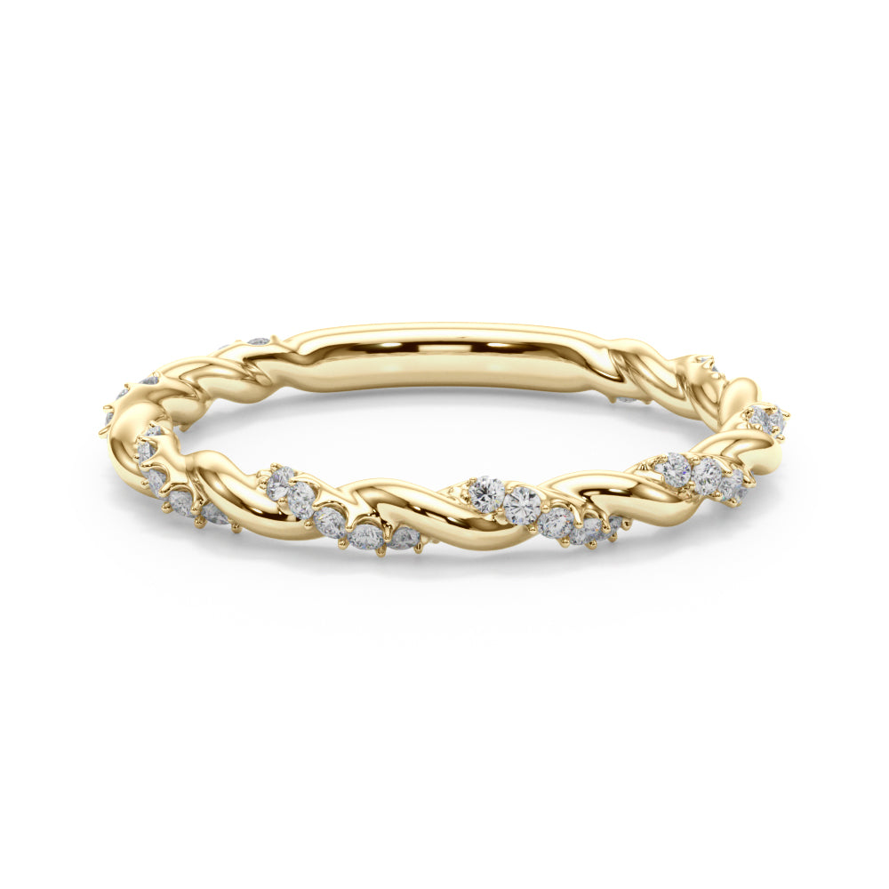 Twisted Diamond Fashion Ring · 0.20 ct tw