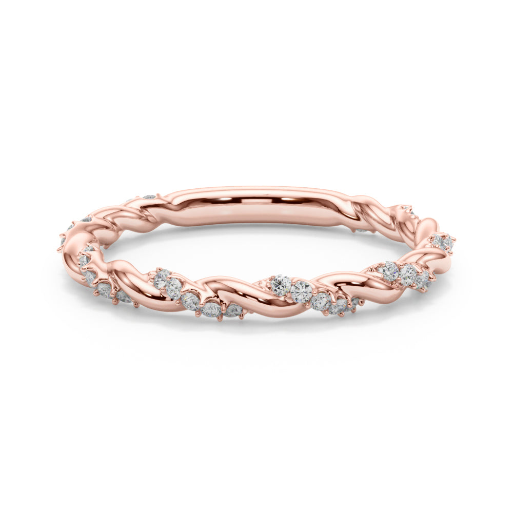 Twisted Diamond Fashion Ring · 0.20 ct tw