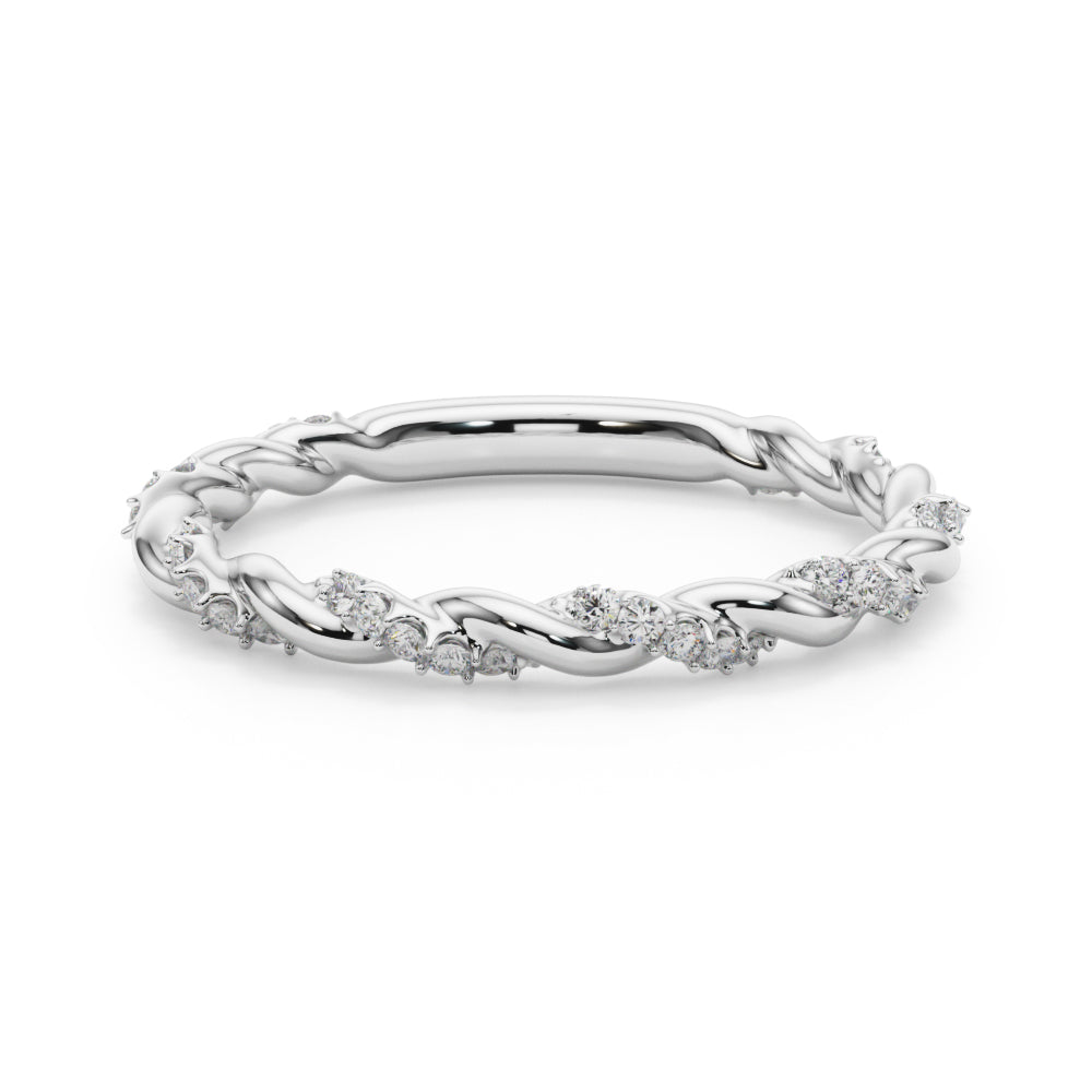 Twisted Diamond Fashion Ring · 0.20 ct tw