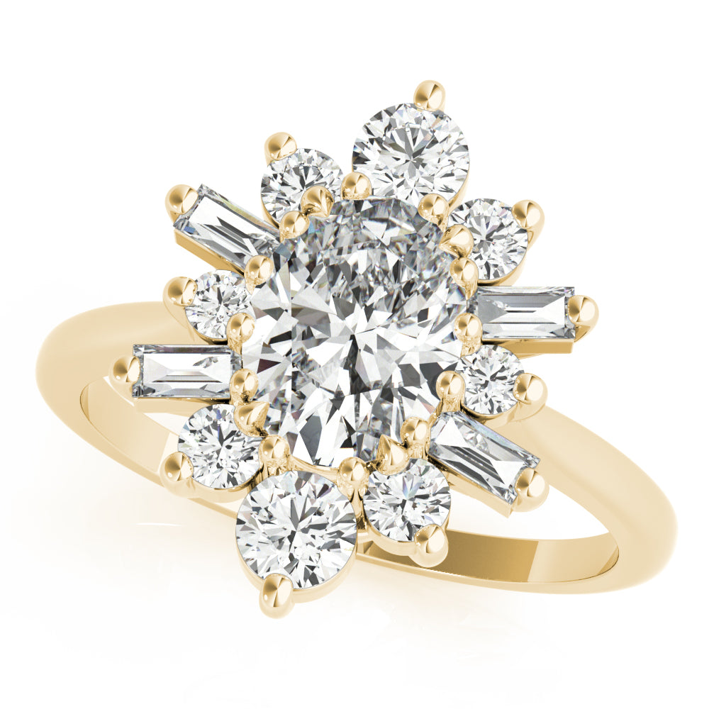 Oval Diamond Engagement Ring · 2.74 ct tw