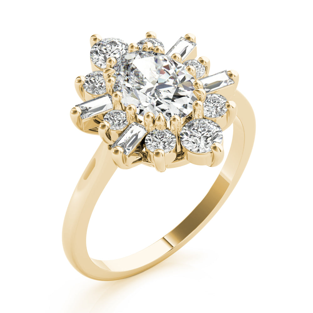 Oval Diamond Engagement Ring · 2.74 ct tw