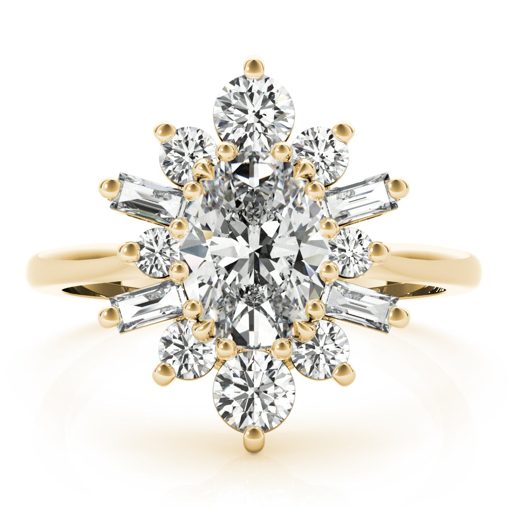 Oval Diamond Engagement Ring · 2.74 ct tw