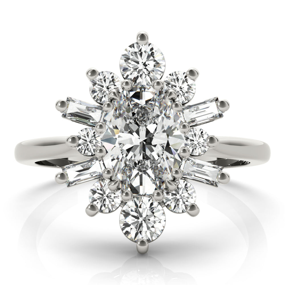 Oval Diamond Engagement Ring · 2.74 ct tw