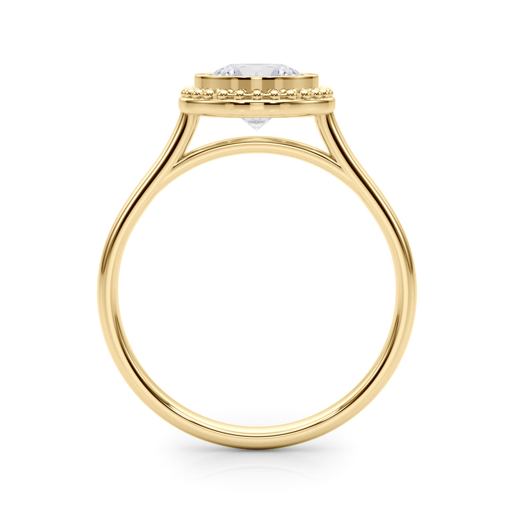 Round Bezel Diamond Solitaire Engagement Ring · 1.25 ct tw