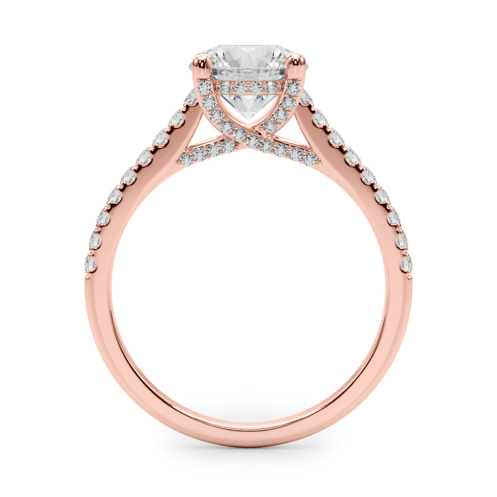 Round Center Diamond Engagement Ring · 1.36 ct tw