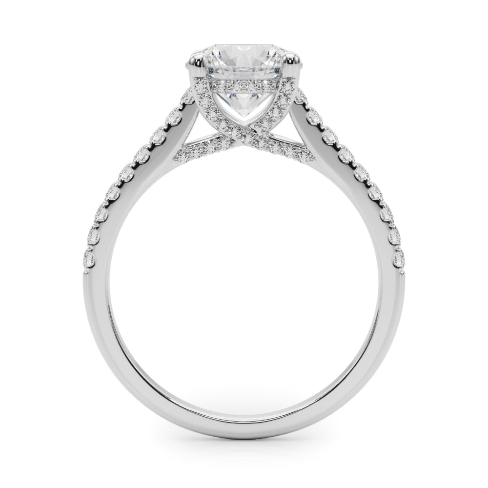 Round Center Diamond Engagement Ring · 1.86 ct tw
