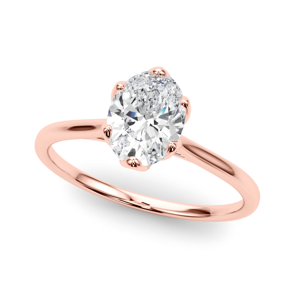 Oval Diamond Solitaire Engagement Ring · 0.95 ct tw